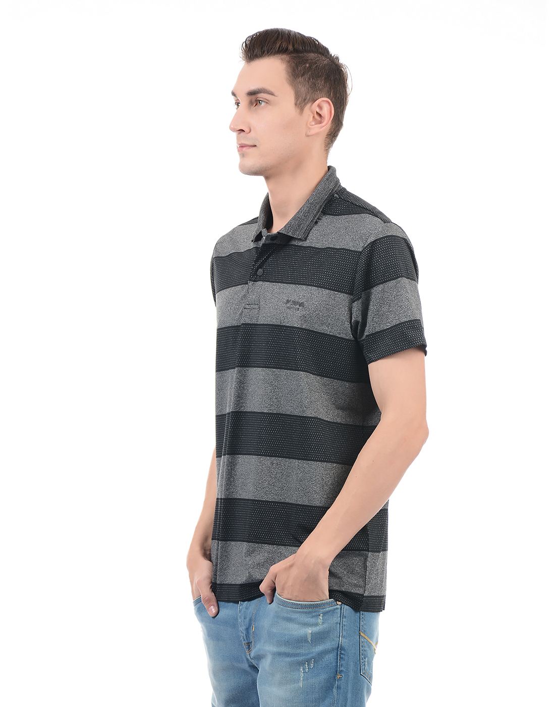 U.S. Polo Assn. Men Casual Wear Striped T-Shirt